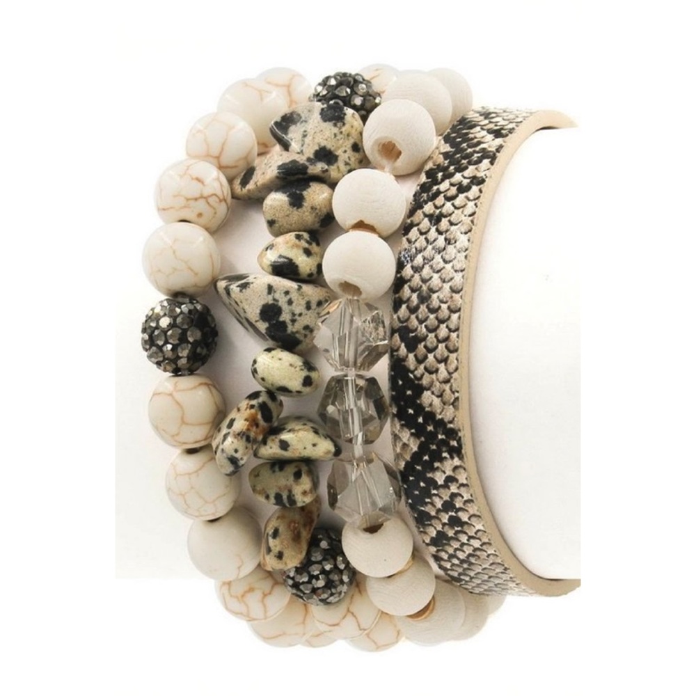 Wild Stackable Bracelet Set